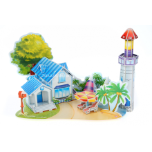 3D romantischen Strand Puzzle